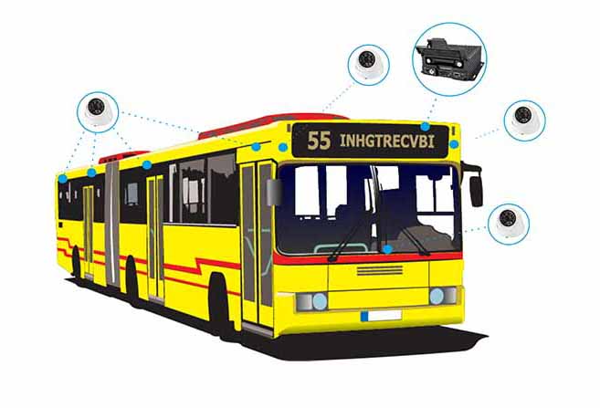 Комплект видеофиксации для автобусов большой вместимости Videomobil 8CB