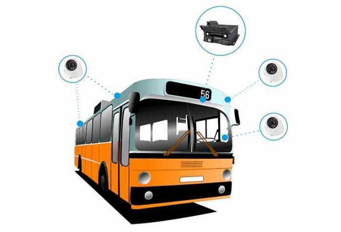 Комплект видеофиксации для автобусов малой и средней вместимости Videomobil 4CМ